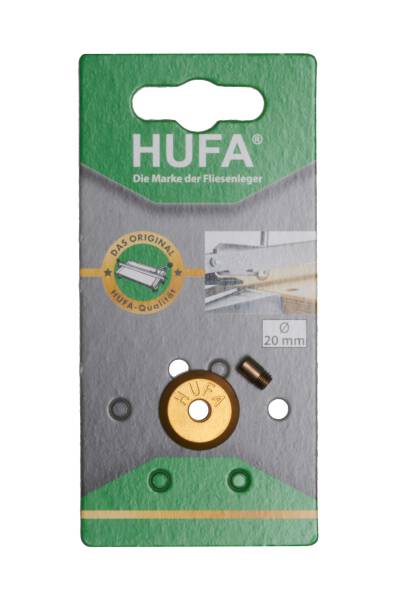 HM-Ersatzrad 20x3mm mit Achse TIN-Beschichtung,"Orig." HUFA