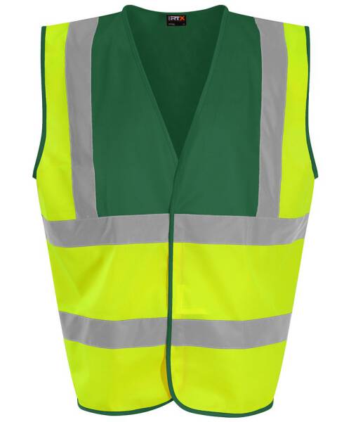 RX700 ProRTX High Visibility Waistcoat HV Yellow/ Paramedic Green Gr. XL