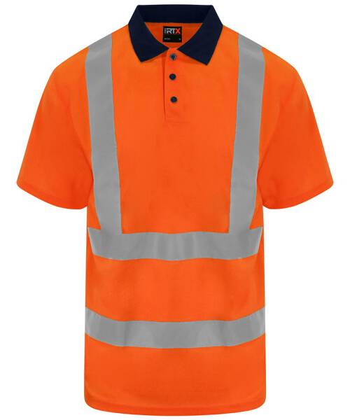 RX710 ProRTX High Visibility High visibility polo HV Orange/ Navy Gr. XL