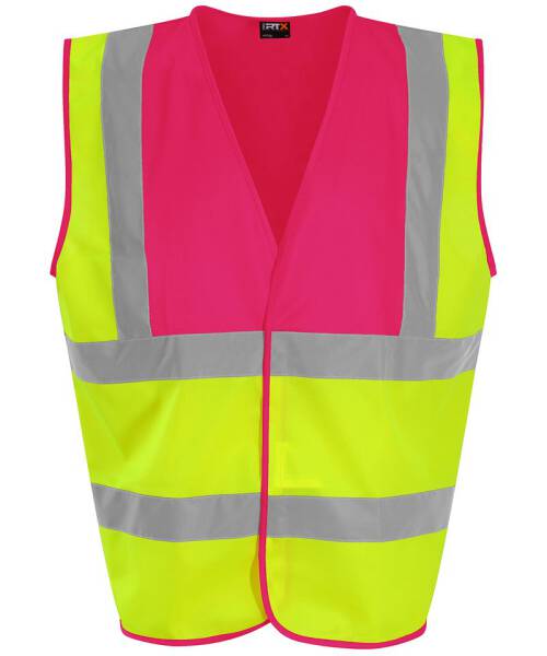 RX700 ProRTX High Visibility Waistcoat HV Yellow/ Pink Gr. XL