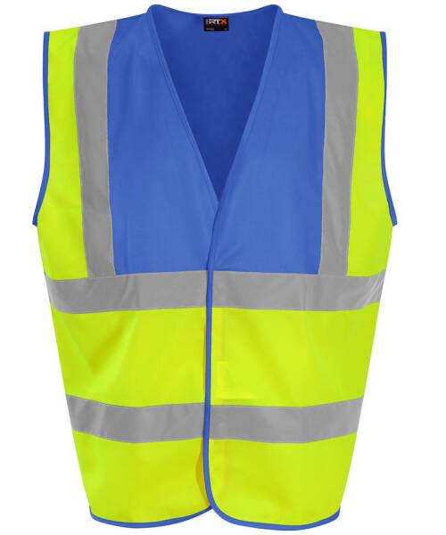 RX700 ProRTX High Visibility Waistcoat HV Yellow/ Royal Blue Gr. L