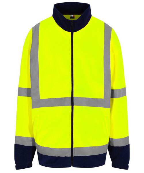 RX750 ProRTX High Visibility High visibility full-zip fleece HV Yellow/ Navy Gr. M