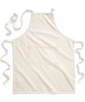 WM364 Westford Mill Fairtrade cotton adult craft apron...