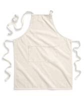 WM364 Westford Mill Fairtrade cotton adult craft apron...