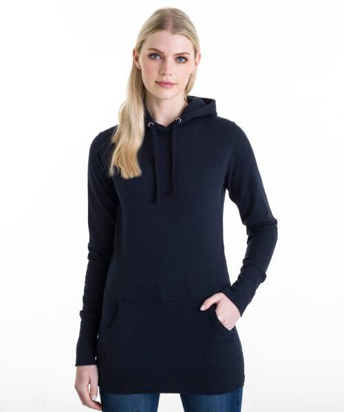 JH005 AWDis Just Hoods Womens longline hoodie New French Navy Gr. S