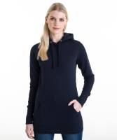 JH005 AWDis Just Hoods Womens longline hoodie New French...