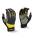 SY102 Stanley Workwear Stanley framer 3-finger gloves Grey/Black/Yellow Gr. One Size