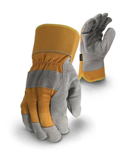 SY106 Stanley Workwear Stanley winter rigger gloves Grey/Yellow Gr. One Size