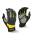 SY104 Stanley Workwear Stanley fingerless performance gloves Grey/Black/Yellow Gr. One Size