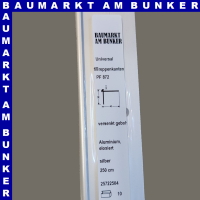 Treppenkantenprofil PF 872, 40x30x4 mm versenkt gebohrt...