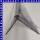 Treppenkantenprofil PF 872, 40x30x4 mm versenkt gebohrt mit Kleberillen Aluminium eloxiert F4 Silber 2,50m