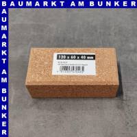 Kork Schleifklotz 120 x 60 x 40 mm