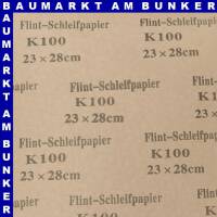 Flint-Schleifpapier K 100 230x280mm