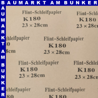 Flint-Schleifpapier K 180 230x280mm