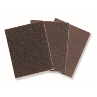 3tlg Schleifplatten Set fein / mittel / grob 125x100x10mm