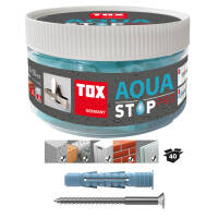 TOX Allzweckdübel Aqua Stop Pro 6x38 mm + Schraube in Runddose