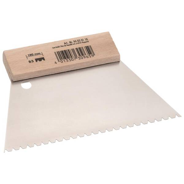 Zahnspachtel B3 180mm