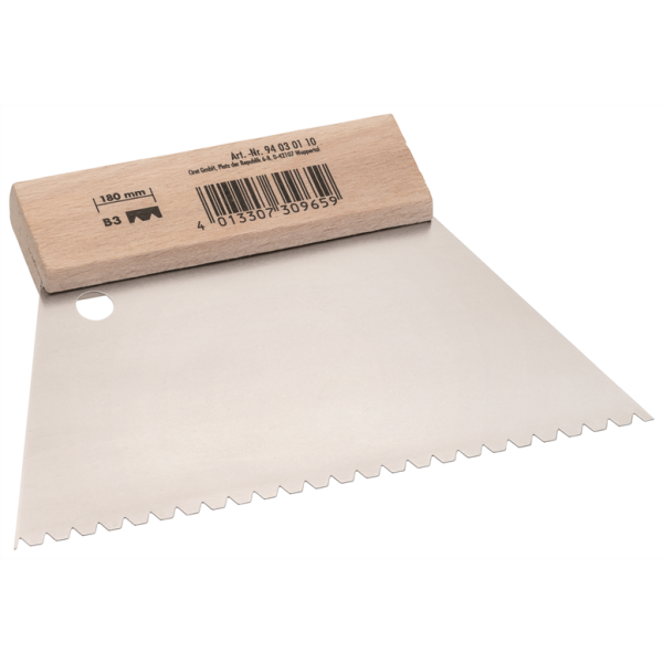 Zahnspachtel B3 180mm