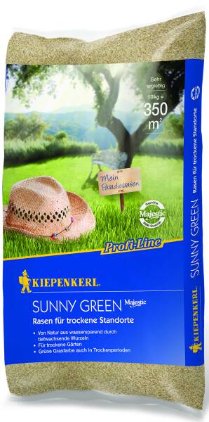 Profi-Line Sunny Green Rasen für trockene Standorte, 10 kg