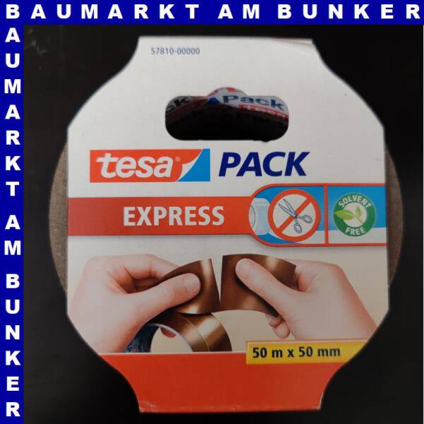 tesa Packband tesapack Express 50 mm 50 m braun