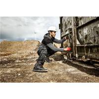 ALBATROS Sicherheitsschuhe S3 CLIFTON MID schwarz/rot GR 44