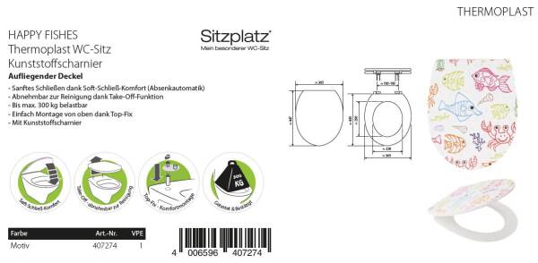 Thermoplast WC Sitz Happy Fishes