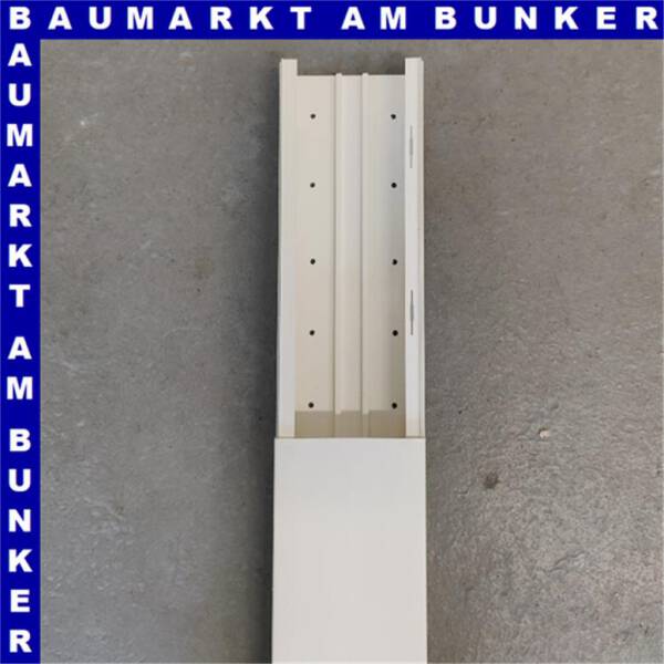 Kabelkanal 65x150x2000mm Leitungsführungskanal weiß