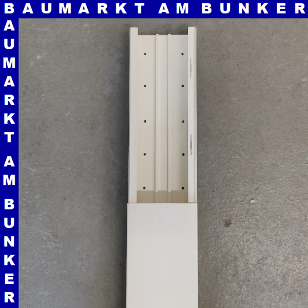 Kabelkanal 65x150x2000mm Leitungsführungskanal weiß