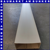 Kabelkanal 65x150x2000mm Leitungsführungskanal weiß