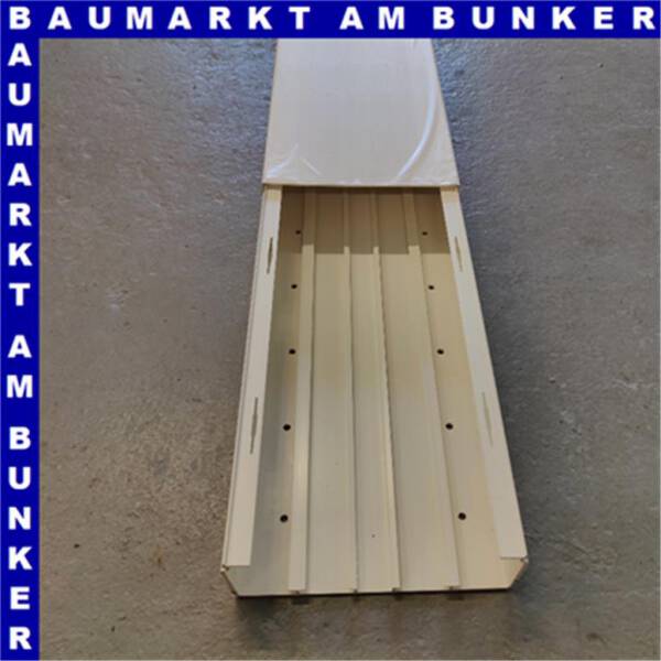 Kabelkanal 65x190x2000mm Leitungsführungskanal weiß
