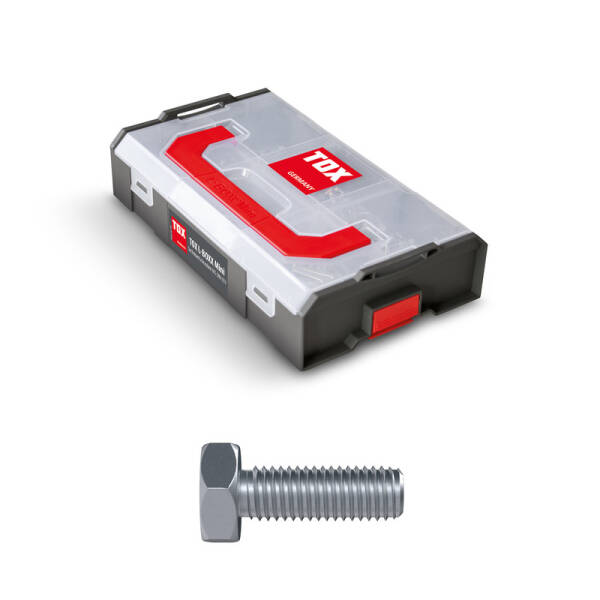 TOX L-Boxx Mini Sechskantschrauben M5 DIN 933 Sortiment (300 Stk.)