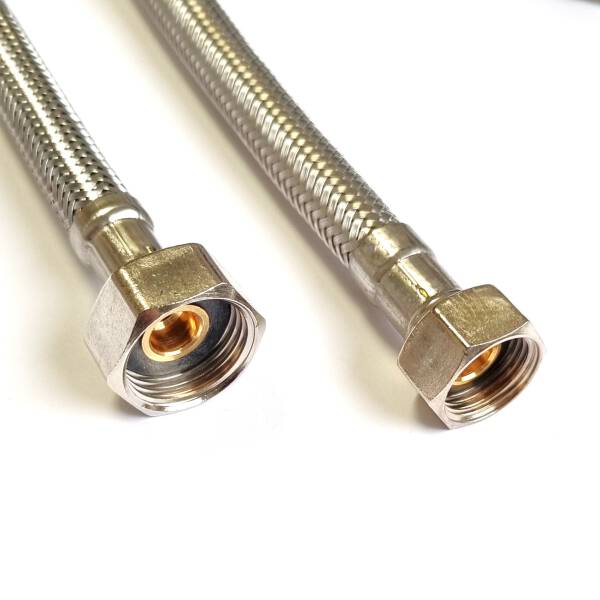 Flexibler Armaturen Verbindungsschlauch 3/8"x1/2" Innengewinde 100 cm