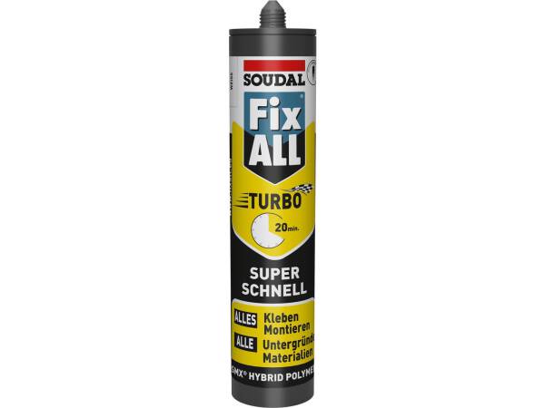Soudal Fix ALL<sup>®</sup> Turbo Weiß Tube 195g / 125 ml
