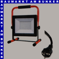 MegaLight LED Floodlight 50W mit Kabel 840 120° NODIM