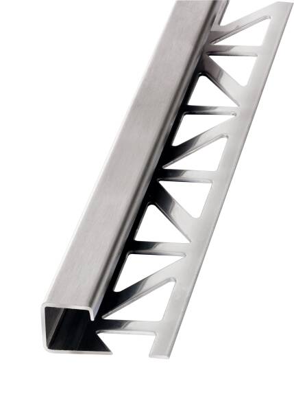 CUBELINE Edelstahl gebürstet 10mm 2,5m
