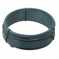 Bindedraht PVC 1.4mm  50m grün-ummantelt