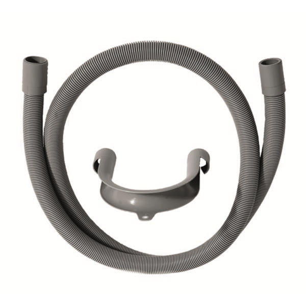 Geräteanschluss Spiral Ablaufschlauch für Wasch- und Spülmaschinen 250 cm