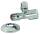 Eckventil 1/2" x 10 mm  selbstdichtend PA-IX692/IA m.Schubrosette MS-chrom-polie