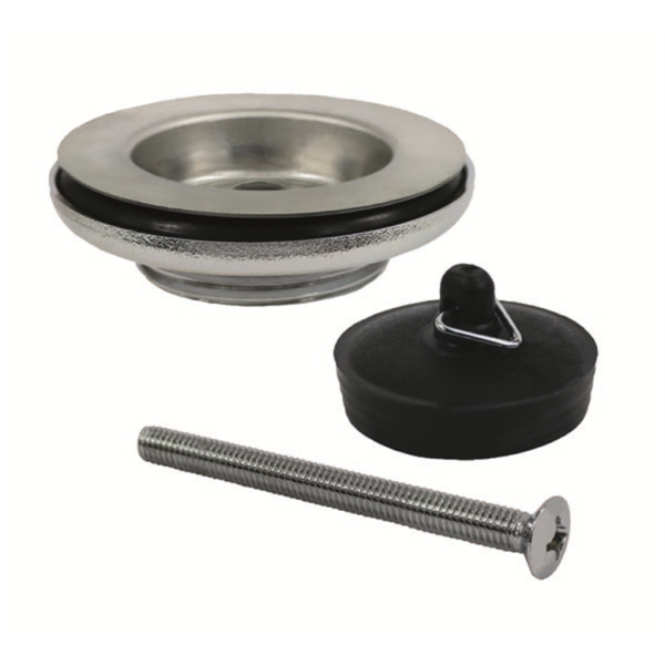 Ventilsieb Edelstahl für Waschtische 1¼" x Ø 60 mm