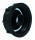 IBC Adapter Fassdeckel schwarz mit IG u. O-Ring S60x6 x G1/2" HDPE