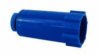 Baustopfen Kunststoff blau 1/2"
