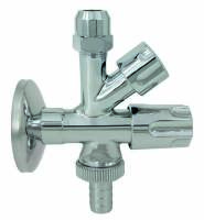 Geräte Kombi Eckventil 1/2" x 10mm x 3/4"