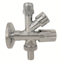 Geräte Kombi Eckventil 1/2" x 10mm x 3/4"