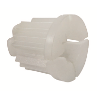 Rastbuchse für Sanitärgriffe weiß universal