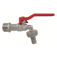 Kugelauslaufventil  1/2" mit Schlauchverschraubung