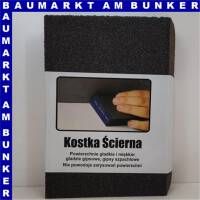 Doppelt gewinkelter Schleifschwamm 110 x 75 x 25 mm P 80 gr