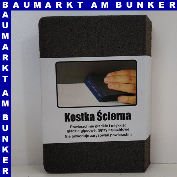 Doppelt gewinkelter Schleifschwamm 110 x 75 x 25 mm P 150 gr