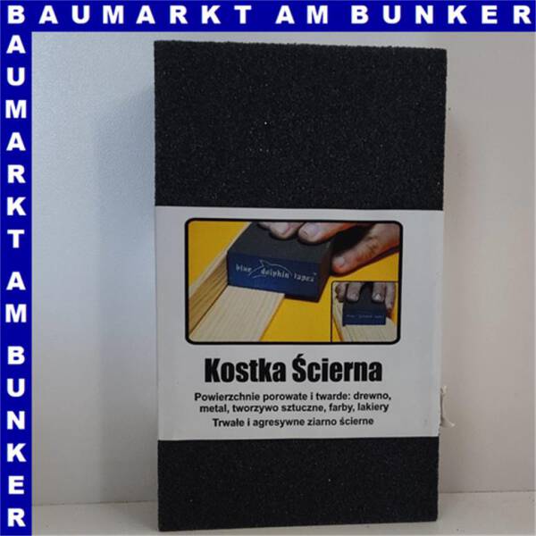 Schleifschwamm 125 x 75 x 25 mm P 80 gr