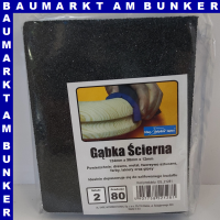 Schleifschwamm 124 x 98 x 12 mm P 80 gr