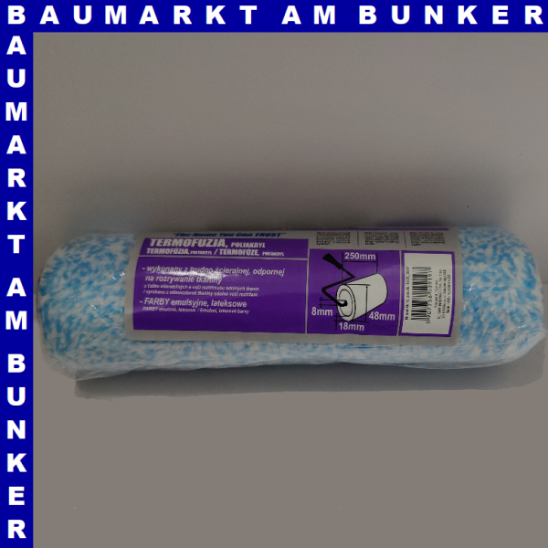 Blue Dolphin Farbroller BLUEWHITE 25 cm